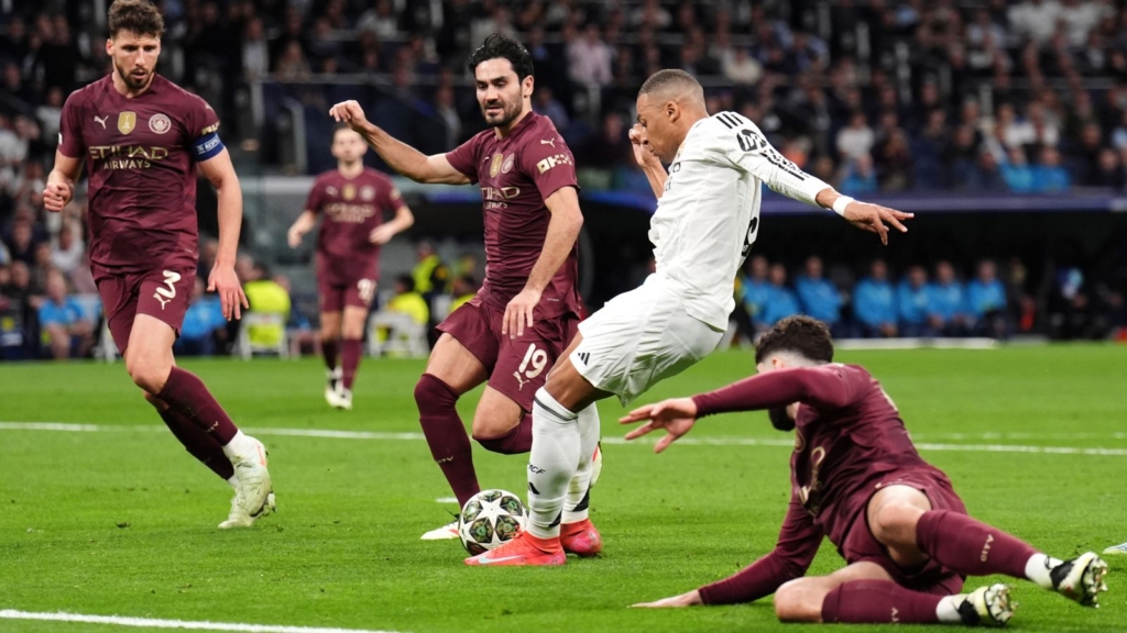 Mbappe hat-trick sends Real Madrid into last 16 as Man City exit Mbappe hat-trick sends Real Madrid into last 16 as Man City exit