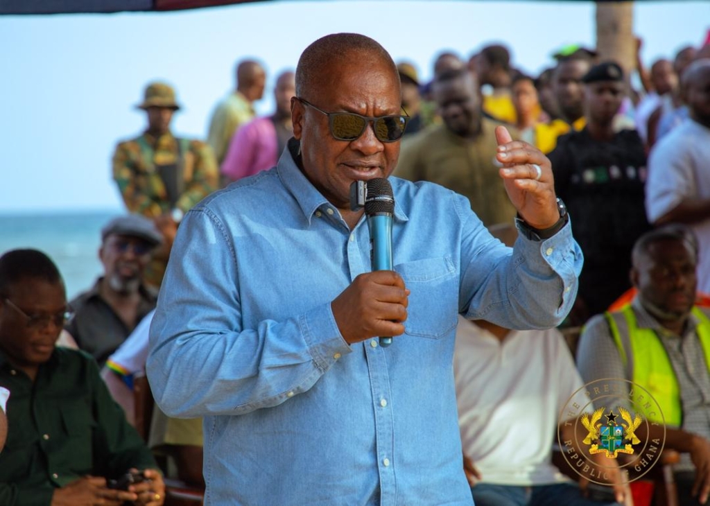 Mahama assures tidal wave victims of gov’t commitment to ameliorate their plight – MyJoyOnline