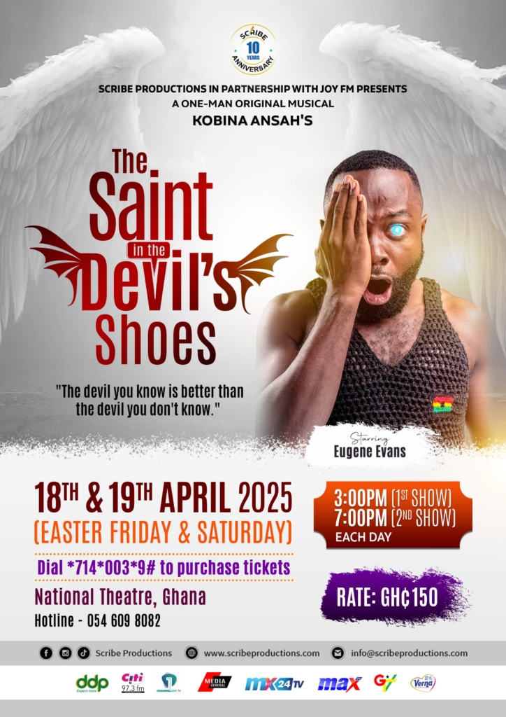 Kobina Ansah’s The Saint In The Devil’s Shoes has only one character  – MyJoyOnline