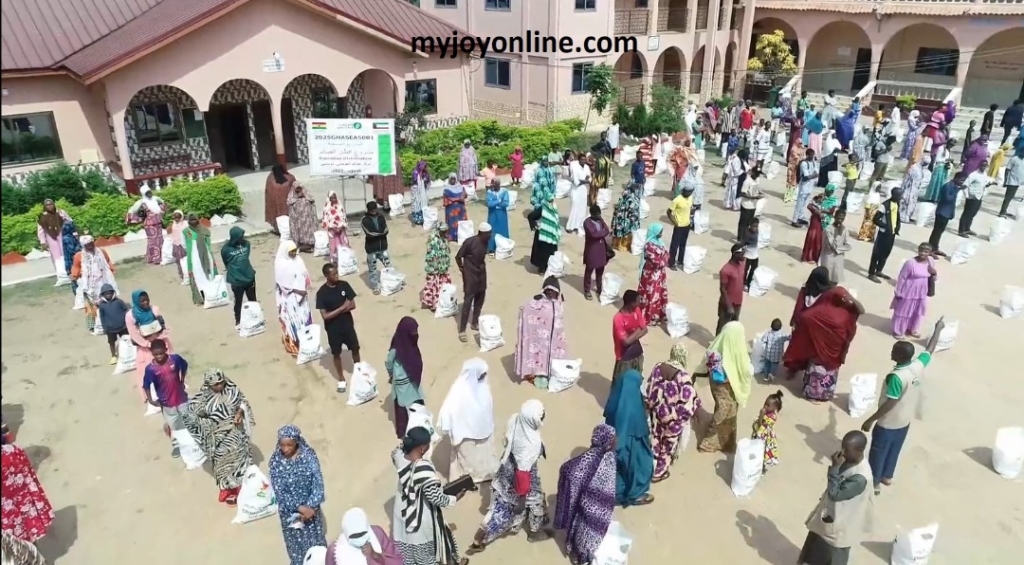 Over 400 underprivileged Muslim families receive food aid for Ramadan from Direct Aid – MyJoyOnline