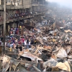 Adum Fire: KMA, NADMO direct adjoining and nearby market area at Blue Light to evacuate