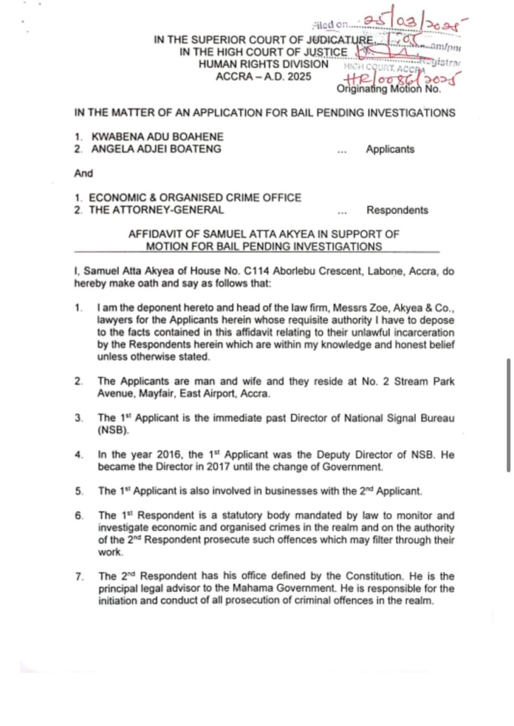 Adu-Boahene and wife sue AG and EOCO over bail condition 3 WhatsApp Image 2025 03 26 at 13.23.16 f6447e0c