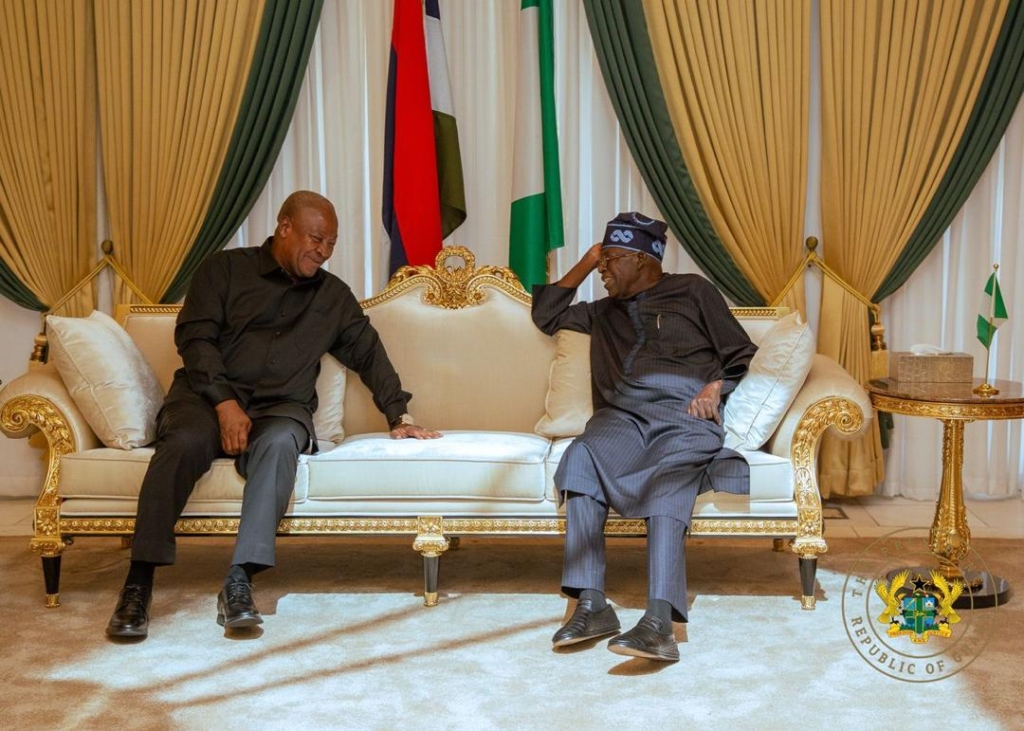 Photos: Mahama meets Nigerian President Tinubu on working visit to Abuja – MyJoyOnline