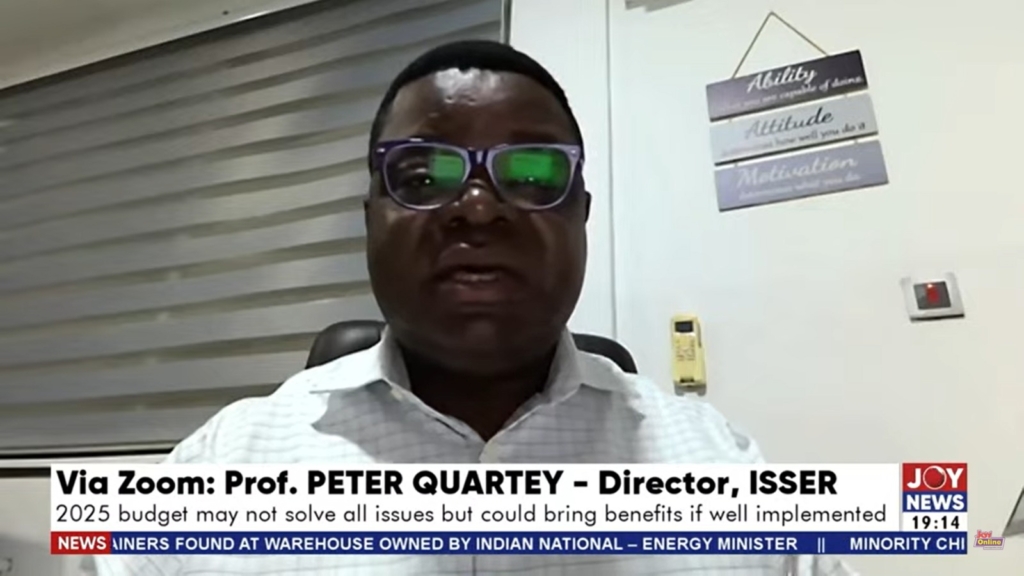 Government may not achieve its inflation target of 11.9% – Prof. Quartey – MyJoyOnline