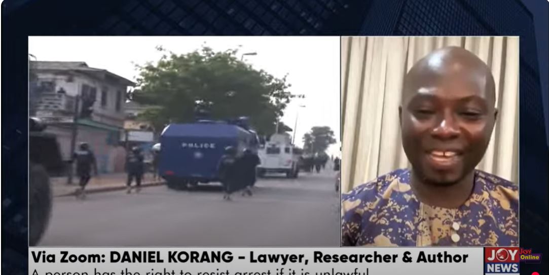 A person has the power to resist arrest if it is unlawful – Daniel Korang 2 Daniel Korang