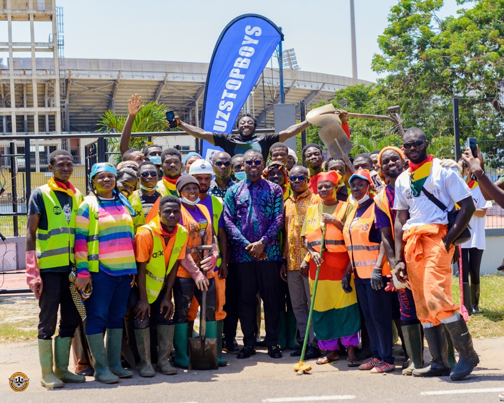 GTA and Bus Stop Boyz champion clean-up exercise at Nationalism Park – MyJoyOnline