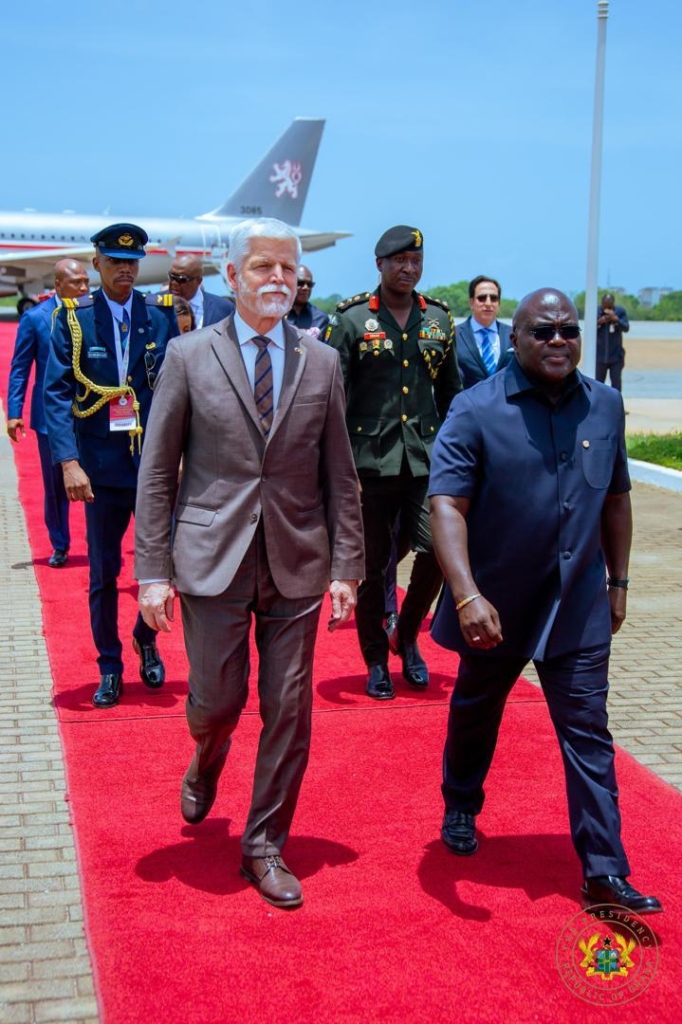 Photos: Czech President arrives in Ghana for 3-day historic visit – MyJoyOnline