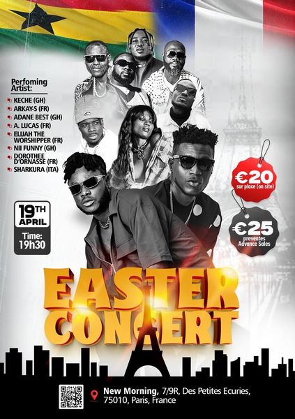 Easter Beats in France: Keche, Arkay-S, Adani Best, others to light up Paris’s New Morning on April 19 – MyJoyOnline
