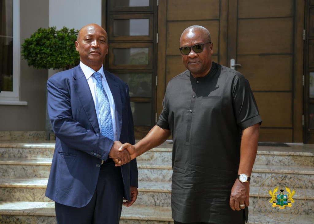 Photos: CAF President visits Mahama ahead of football championship finals – MyJoyOnline