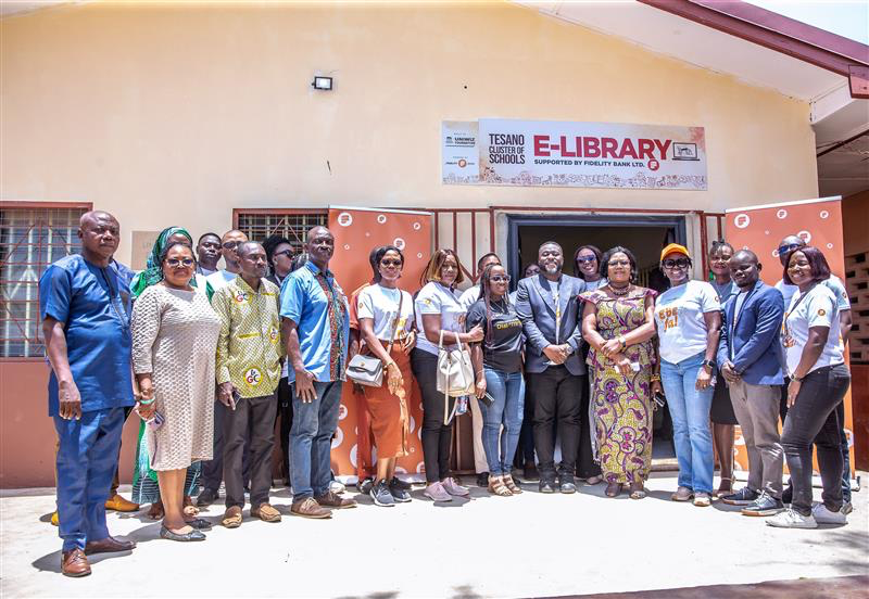 Fidelity Bank commissions modern E-Library for Tesano Cluster of Schools under Orange Impact Initiative – MyJoyOnline Fidelity Bank commissions modern E-Library for Tesano Cluster of Schools under Orange Impact Initiative – MyJoyOnline