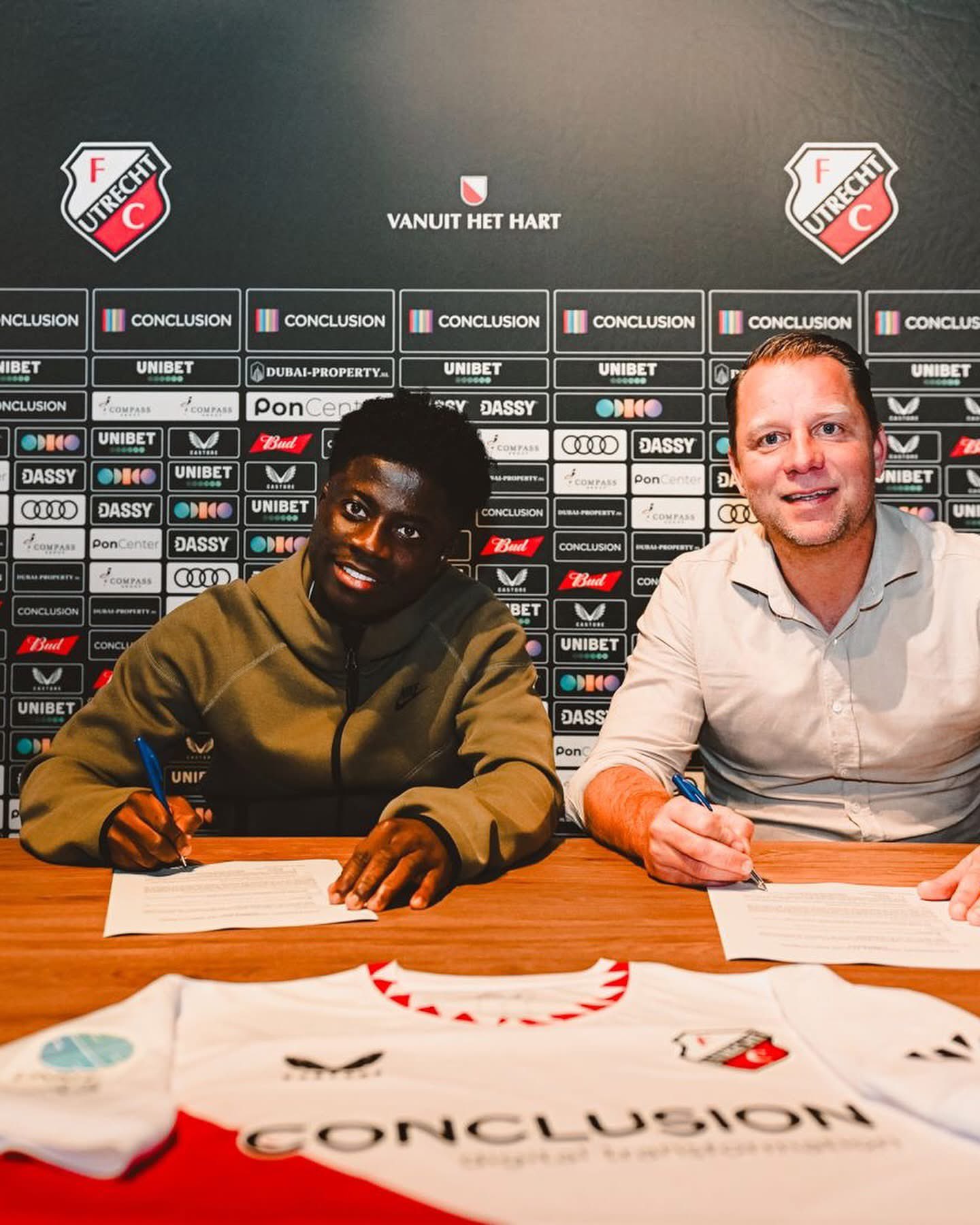 Dutch side FC Utrecht sign Ghanaian youngster Nana Gyamfi Amoah from Shooting Stars 2 Nana Gyamfi Amoah
