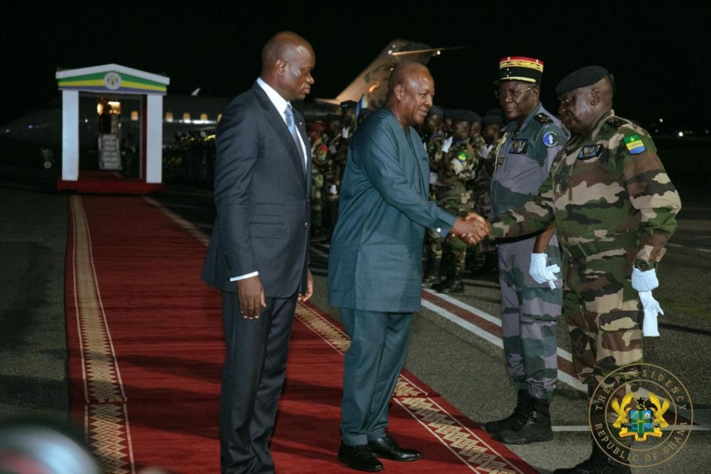 Photos: Mahama arrives in Gabon for inauguration of President-elect Oligui Nguema – MyJoyOnline