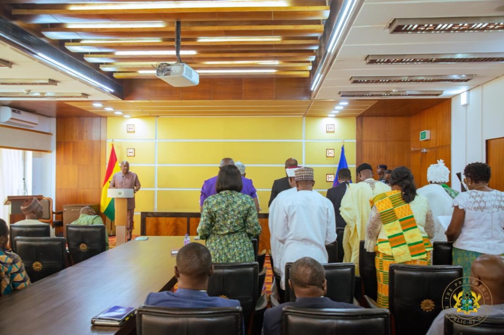 Mahama swears in reconstituted Board of National Peace Council – MyJoyOnline