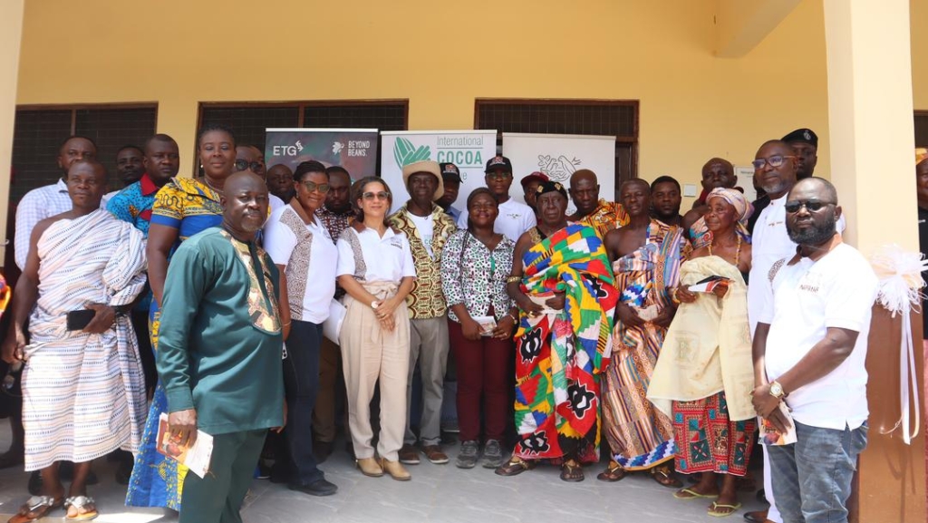 Nestlé, ICI and Beyond Beans commission school buildings in cocoa growing communities – MyJoyOnline