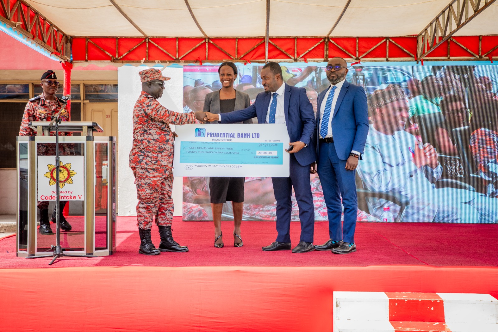 Prudential Bank donates to support GNFS’ Health and Safety Fund 2 WhatsApp Image 2025 05 13 at 09.45.38