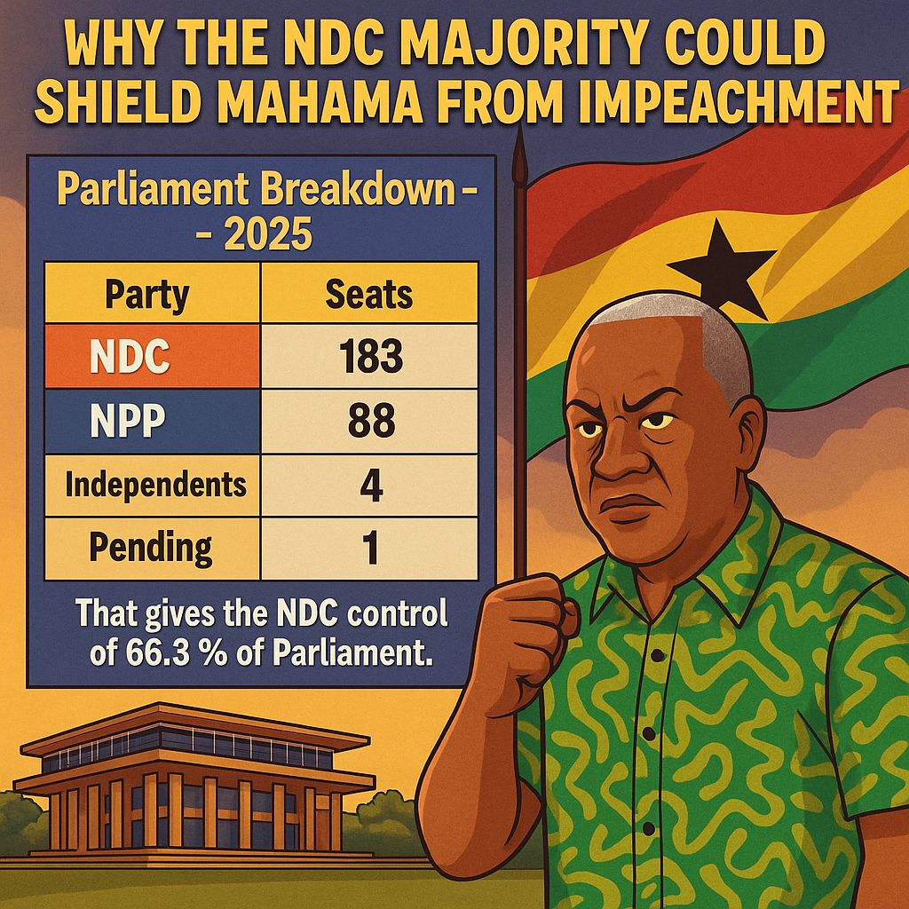 Why the NDC majority shields Mahama from impeachment—even amid constitutional Concerns – MyJoyOnline