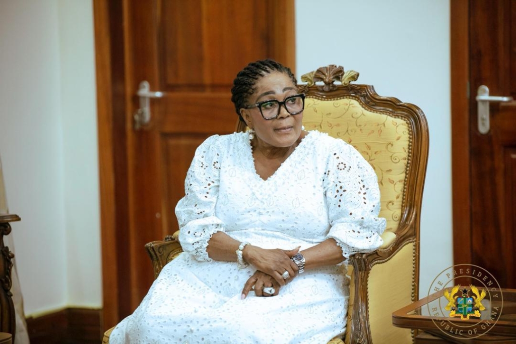Vice President Prof. Jane Opoku-Agyemang arrives home after full recovery 19 WhatsApp Image 2025 05 22 at 17.27.24