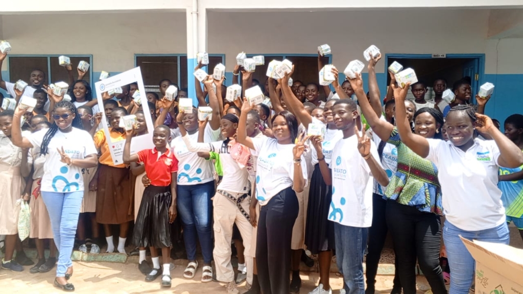 Pedato Foundation donates sanitary pads at Adagya D/A School to fight period poverty – MyJoyOnline