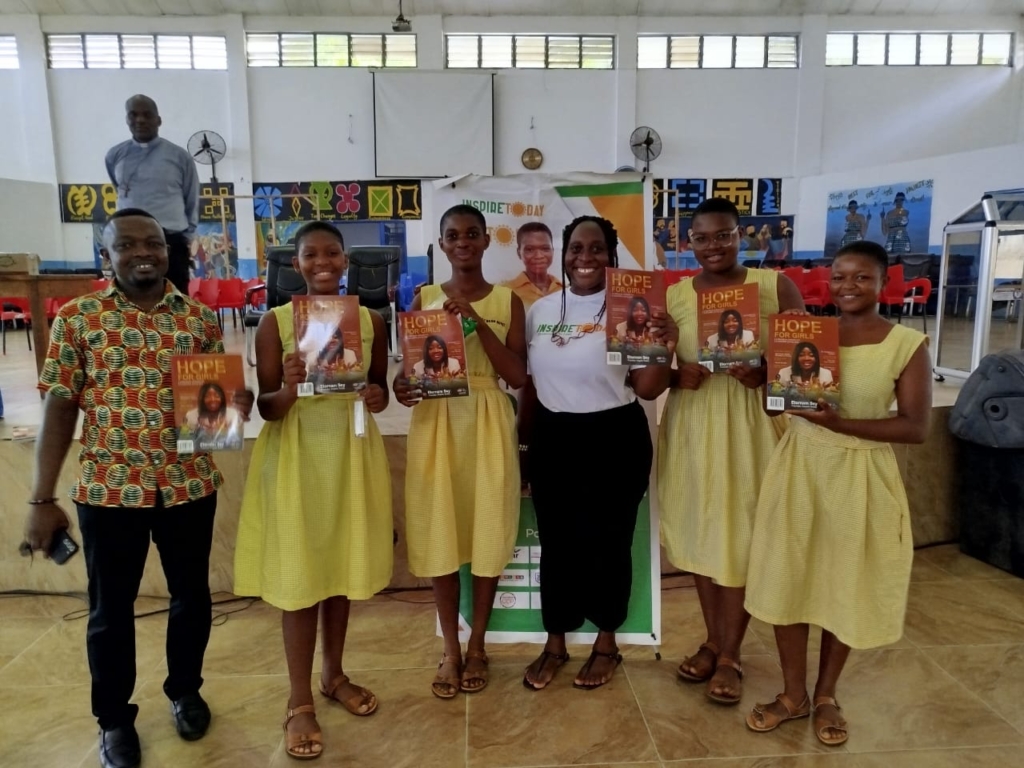 Krobo Girls Senior High, 3 others receive Hope for Girls Book to mark World Menstrual Hygiene Day – MyJoyOnline