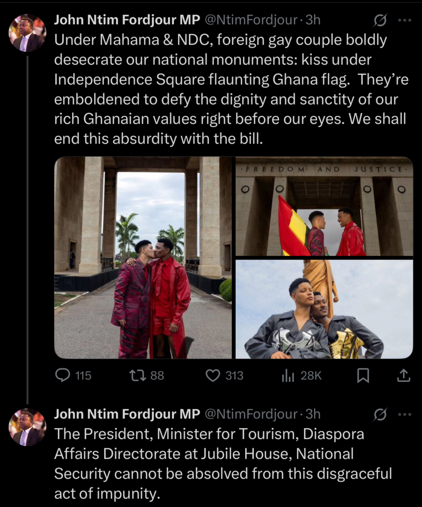 Vincent Assafuah petitions Mahama over ‘desecration’ of Independence Square by foreign gay couple Vincent Assafuah petitions Mahama over ‘desecration’ of Independence Square by foreign gay couple