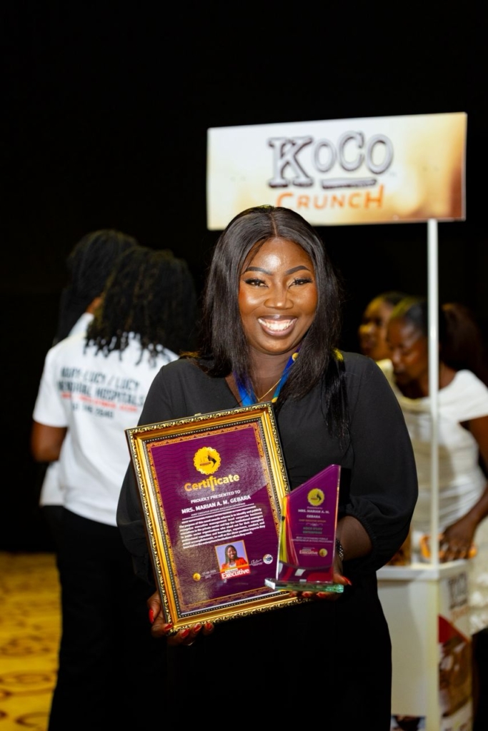 Koco D’Luv Enterprise’s Marian Gebara named Ghana’s ‘Most Outstanding Female Entrepreneur’ in food processing – MyJoyOnline Koco D’Luv Enterprise’s Marian Gebara named Ghana’s ‘Most Outstanding Female Entrepreneur’ in food processing – MyJoyOnline