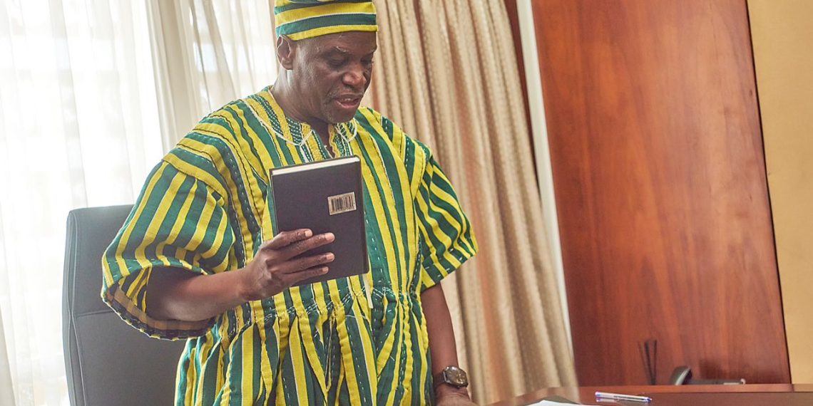 Moses Asaga sworn in as PURC Board Chair 2 Asaga 1140x570 1