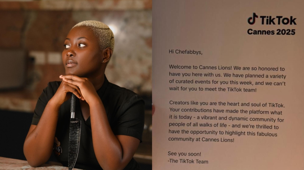 Chef Abbys represents Ghana at Cannes Lions 2025 for TikTok – MyJoyOnline