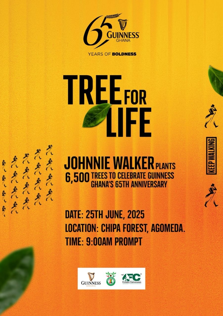 Johnnie Walker plants 6,500 ‘Tree for Life’ in Chipa Forest Reserve to celebrate Guinness Ghana’s 65th anniversary – MyJoyOnline Johnnie Walker plants 6,500 ‘Tree for Life’ in Chipa Forest Reserve to celebrate Guinness Ghana’s 65th anniversary – MyJoyOnline