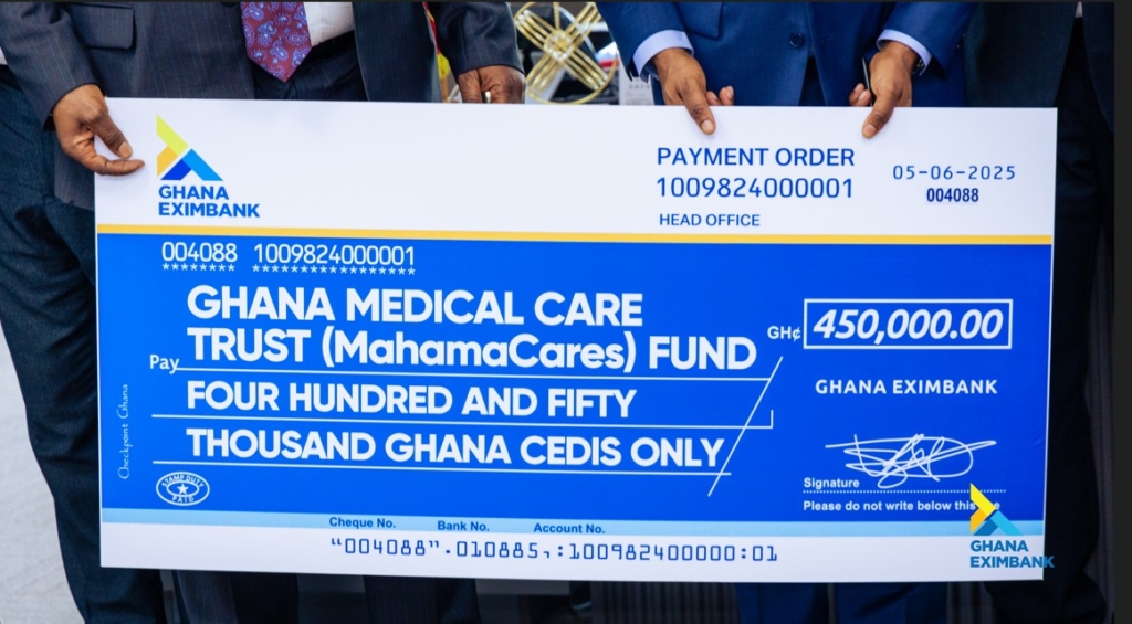 MahamaCares: Senior management of Ghana EXIM Bank contributes GH₵450,000 to the Fund – MyJoyOnline