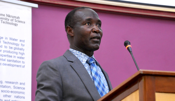 Professor Sampson Oduro Kwarteng, Director of the STEE Centre and Head of the Civil Engineering Department at USET.