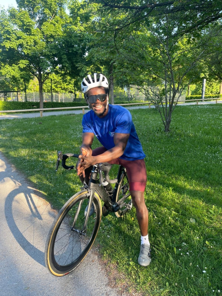 Emmanuel Adjei cycles 10,000km solo from Munich to Accra to raise €100,000 to support education in rural communities – MyJoyOnline