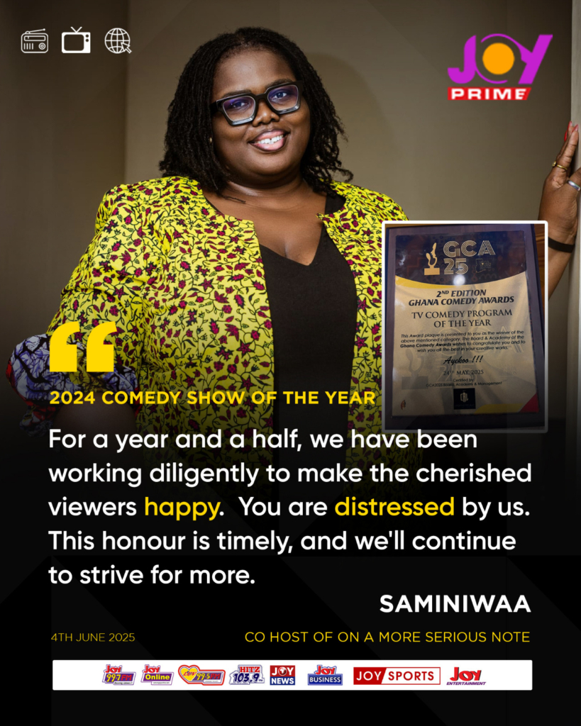 From gags to glory: How Joy Prime’s “On A More Serious Note” became Ghana’s top comedy show 2 WhatsApp Image 2025 06 04 at 16.00.13