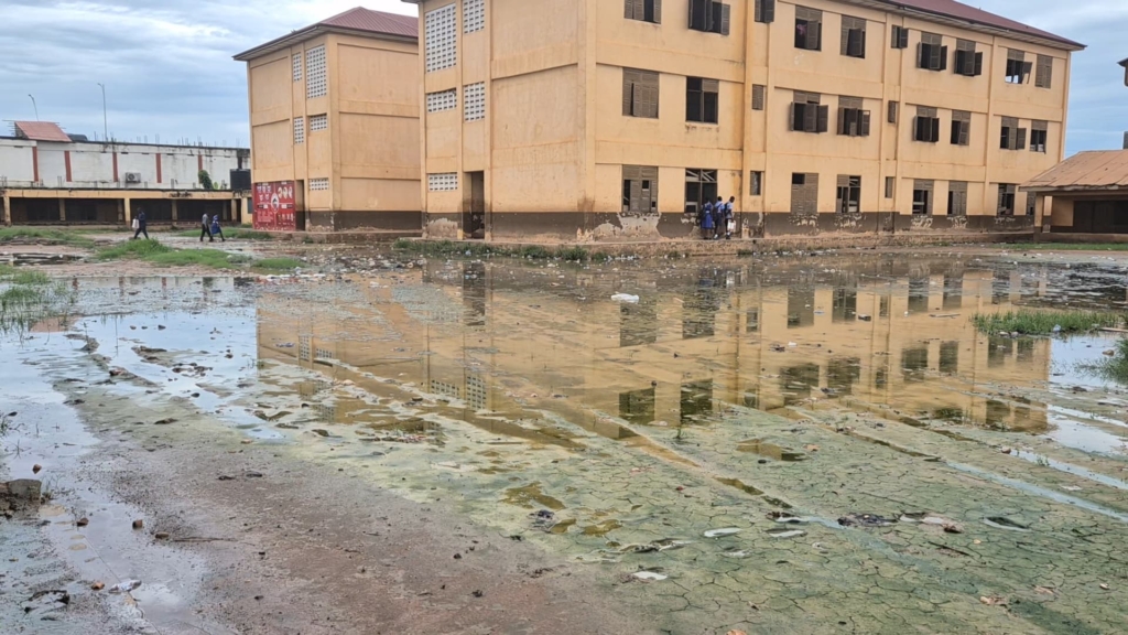When the playground becomes a pond: Ofankor St. Peter’s Anglican suffers each time it rains – MyJoyOnline