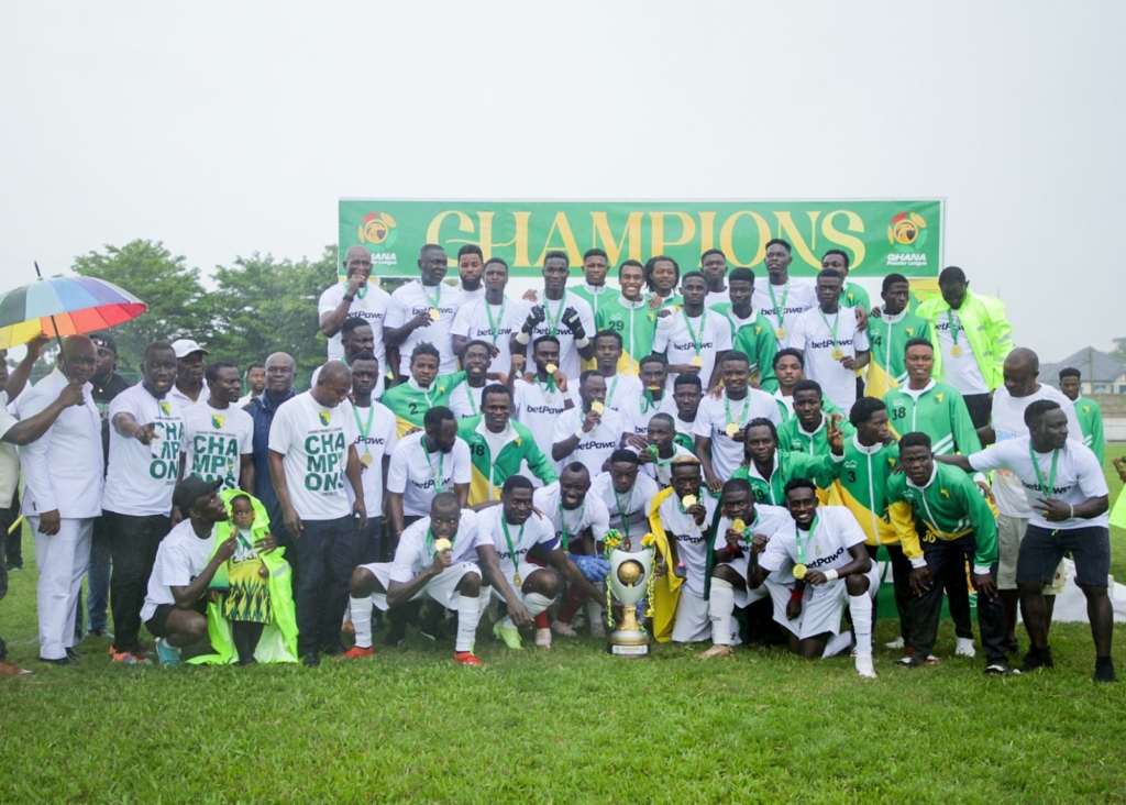 Bibiani Goldstars crowned champions, squad rewarded by betPawa in bonus payout – MyJoyOnline