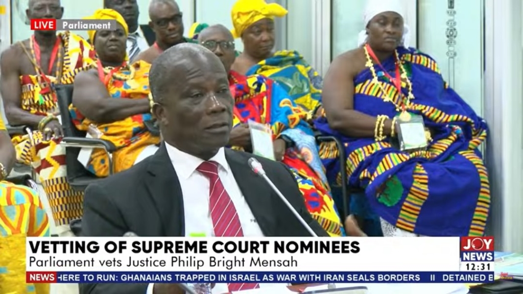 The nature of our work has made us anti-social – Justice Bright Mensah – MyJoyOnline