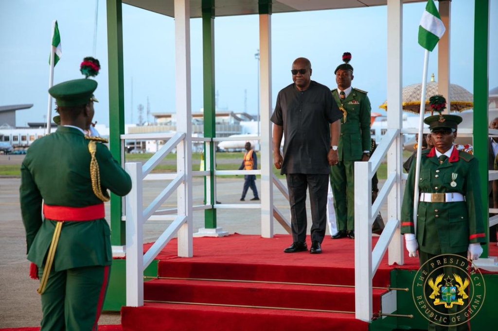 Photos: President Mahama arrives in Abuja for 67th ECOWAS Heads of State Summit Photos: President Mahama arrives in Abuja for 67th ECOWAS Heads of State Summit