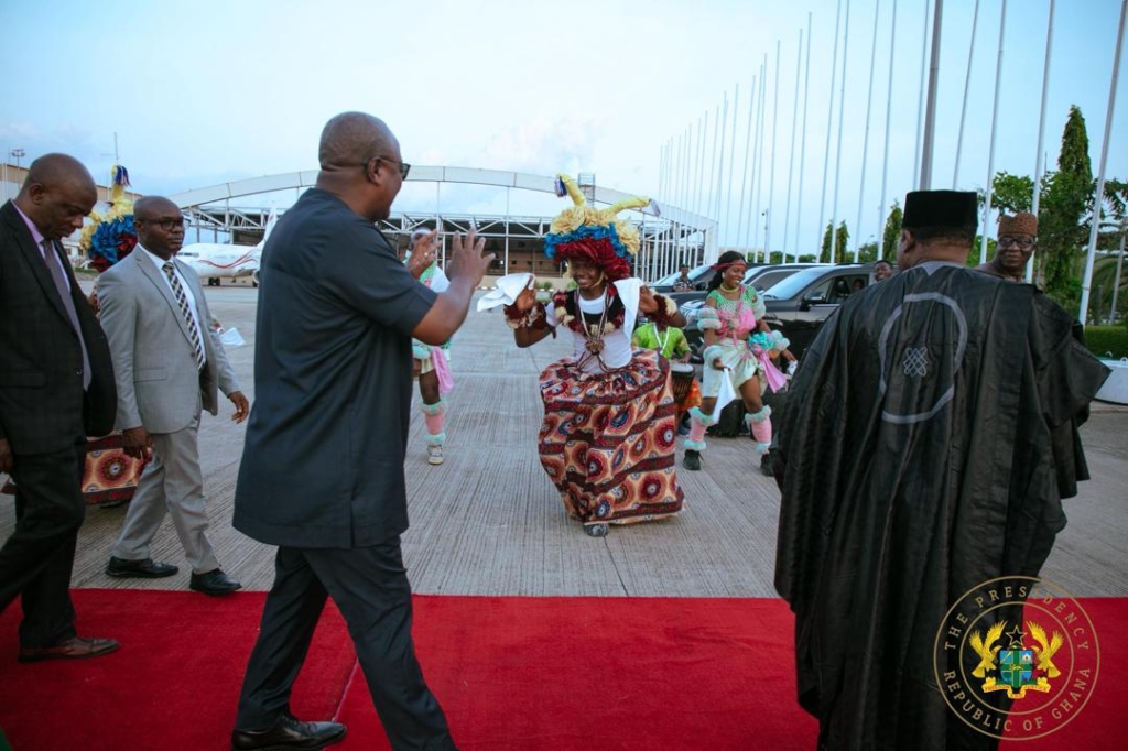 Photos: President Mahama arrives in Abuja for 67th ECOWAS Heads of State Summit Photos: President Mahama arrives in Abuja for 67th ECOWAS Heads of State Summit