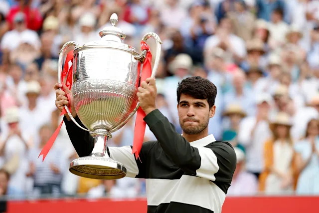 Alcaraz beats Lehecka to seal second Queen’s title – MyJoyOnline