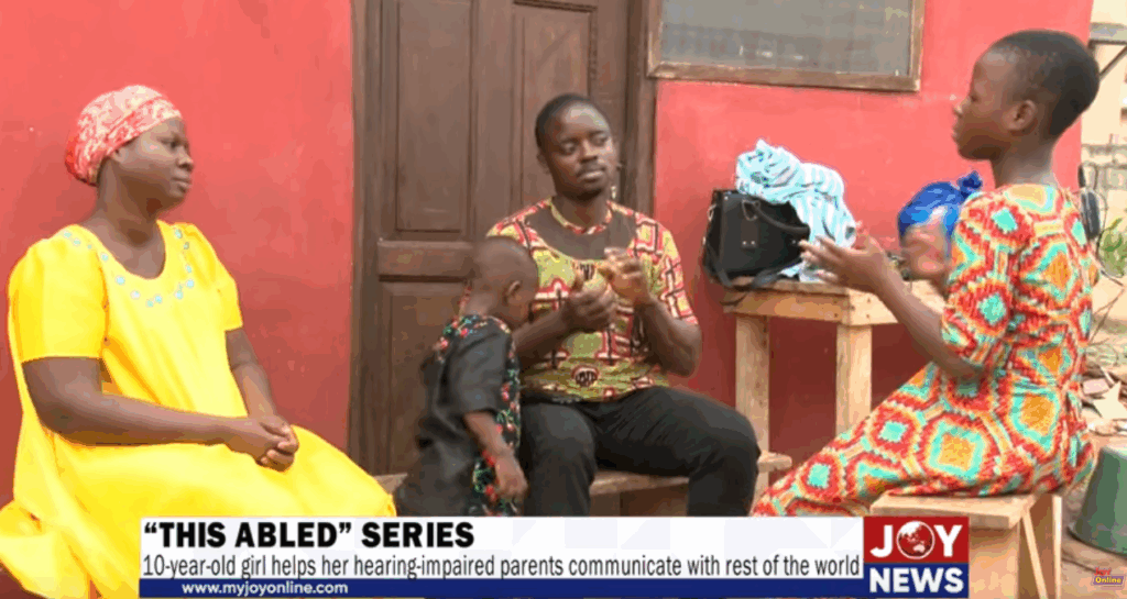 ThisAbledSeries: 10-year-old girl becomes her deaf parents’ lifeline amid poverty and prejudice – MyJoyOnline