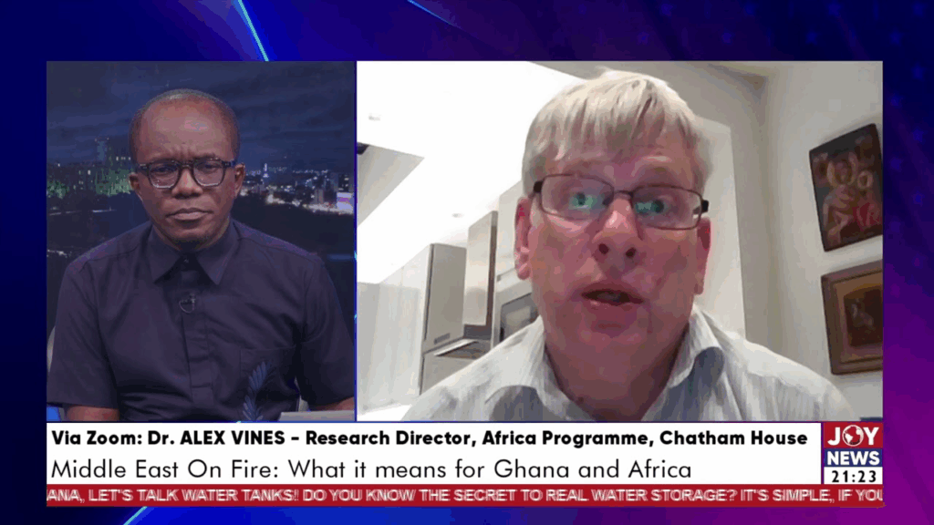 ‘We are interconnected’ – Chatham House boss warns Ghana cannot ignore Middle East tensions – MyJoyOnline