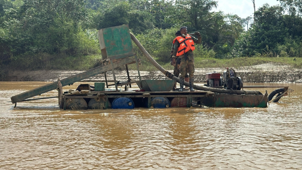 Galamsey Clampdown: Ankobra River patrol records success, over 150 changfangs destroyed – MyJoyOnline