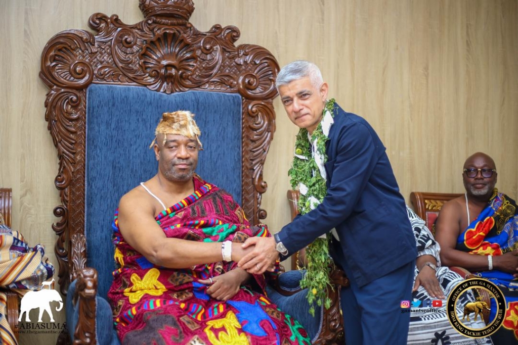 Historic bonds strengthened: London Mayor Sir Sadiq Khan’s groundbreaking visit to Ga Mantse in Accra – MyJoyOnline