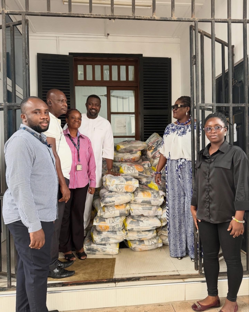 John Dumelo donates 500 bags of rice to UG – MyJoyOnline