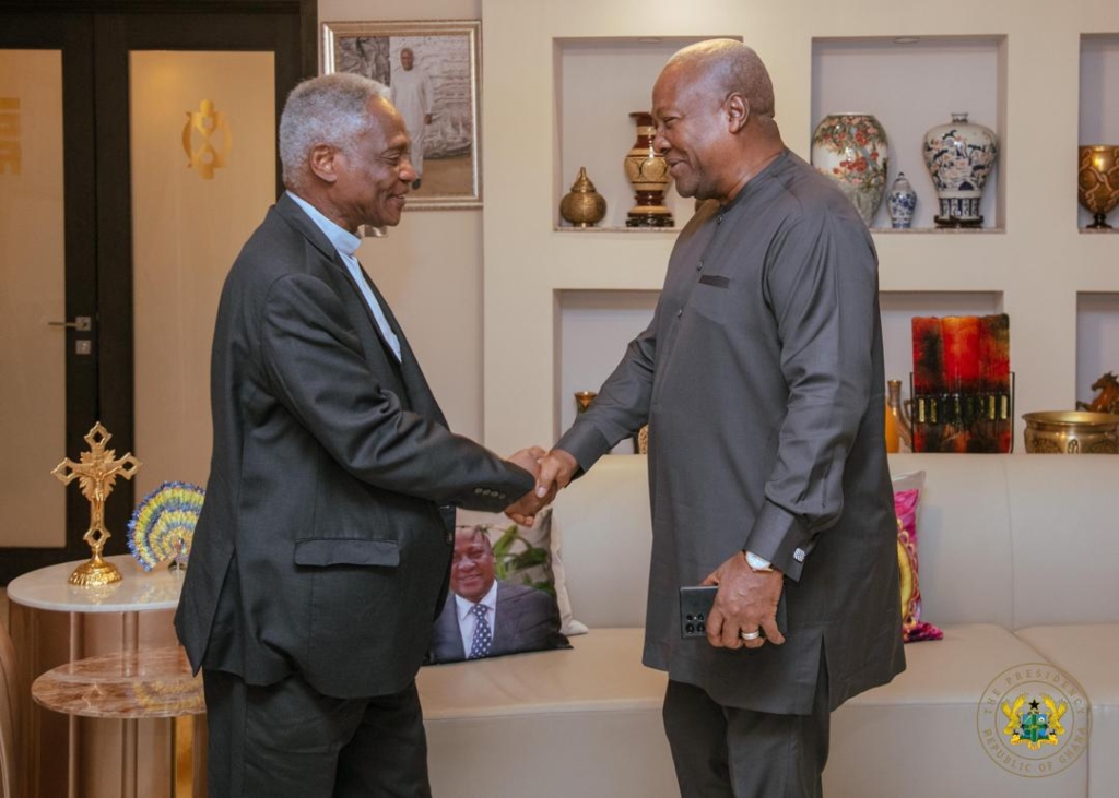 Mahama welcomes Cardinal Turkson for First National Day of Prayer and Thanksgiving – MyJoyOnline