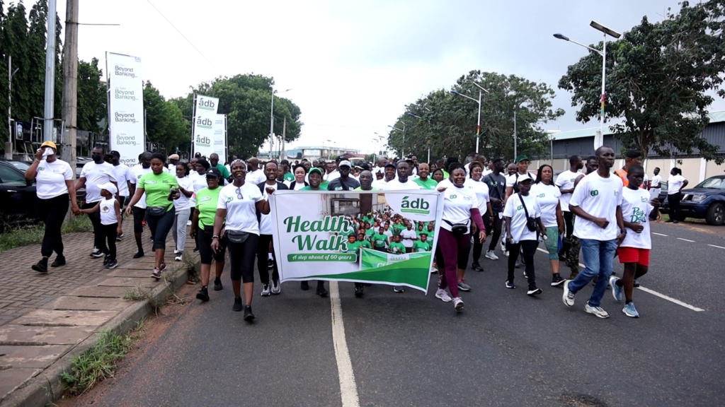ADB celebrates 60 years with health walk, eyes top 3 spot in Ghana’s banking sector – MyJoyOnline
