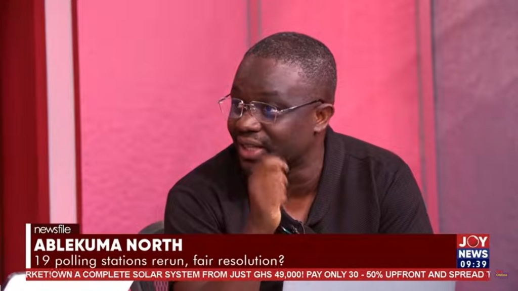 Ablekuma North: EC should re-run if recount is not possible – Abdul-Nasser Alidu – MyJoyOnline