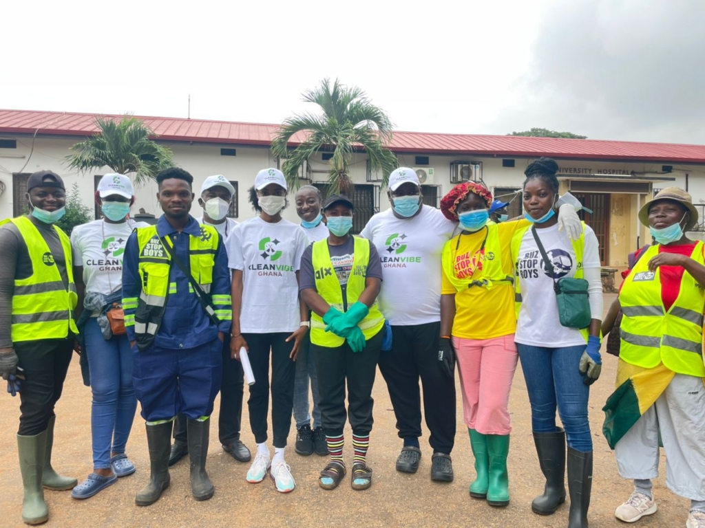 CleanVibeGhana partners with Buzzstop Boys to ignite sanitation revolution through clean-up exercise – MyJoyOnline