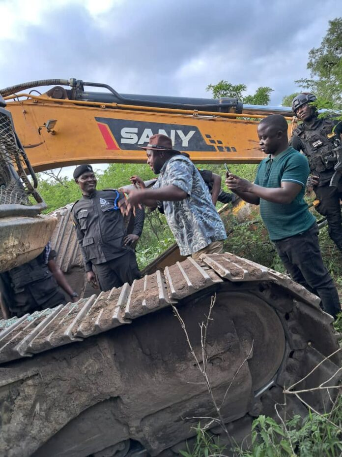 Galamsey: Savannah Regional Minister destroys over 100 structures, seizes 8 excavators in Tuntumba – MyJoyOnline