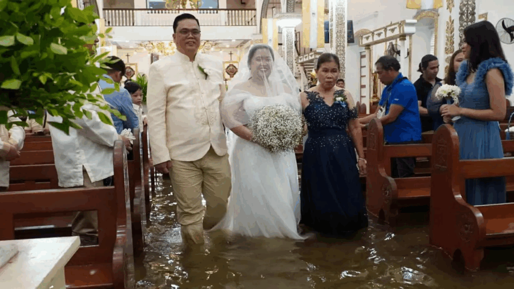 Why Filipino couples keep getting married in flooded churches – MyJoyOnline