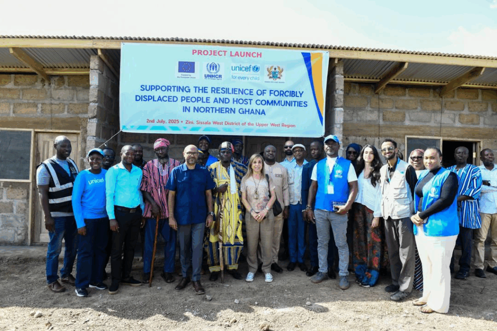 EU, UNICEF, UNHCR launch €2.7m initiative for forcibly displaced persons in Northern Ghana – MyJoyOnline